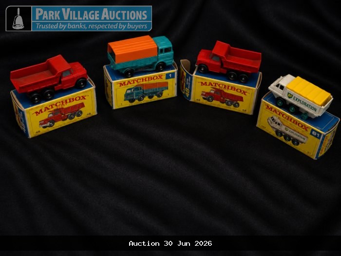 4 X MATCHBOX SERIES A LESNEY PRODUCT IN ORIGINAL BOXES