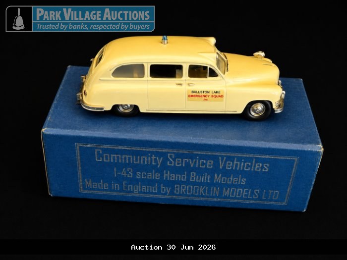 BROOKLIN MODELS 1949 PACKARD - HENNE "BALLSTONE LAKE AMBULANNCE"