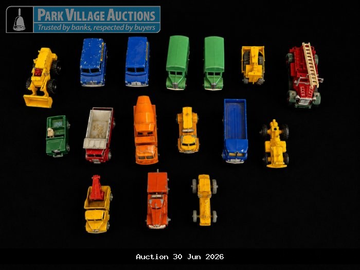 ASSORTED VINTAGE COLLECTIBLES BETWEEN CATTERPILLAR, LESNEY, MATCHBOX & DAYS GONE