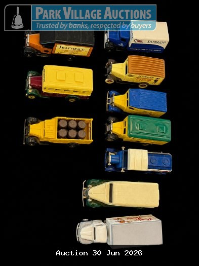 DAYS GONE, MATCHBOX MODELS OF YESTERTEAR & A 1993 HARTOY MODEL ASSORTED VINTAGE TOYS DELIVERY TRUCKS AND VANS