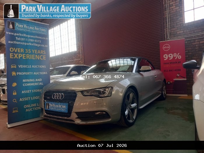2013 AUDI A5 2.0 TFSI QUATT CAB STRONIC (ODO : 188578)