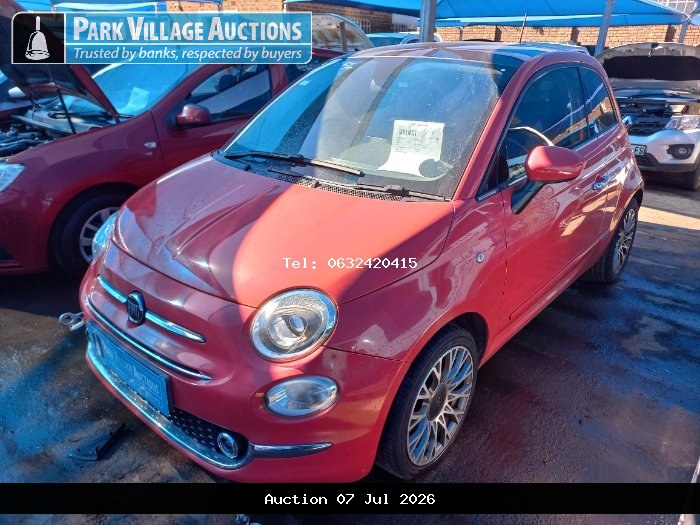2018 FIAT 500 900T TWINAIR LOUNGE (ODO : 126657)