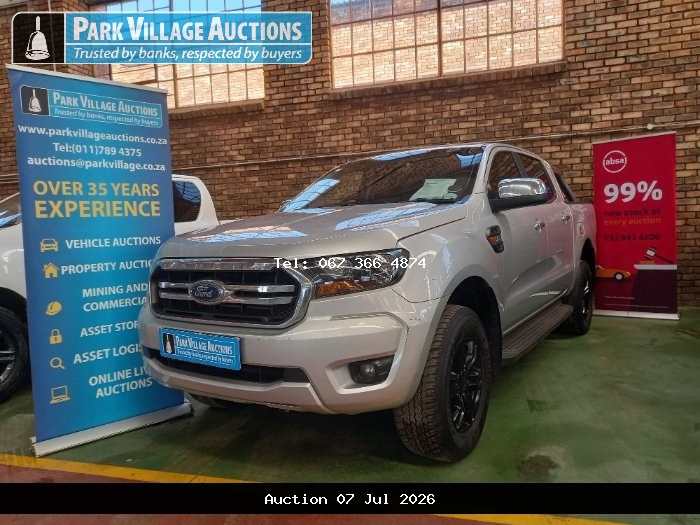2020 FORD RANGER 2.2TDCI XLS PU DC (ODO : 85887)