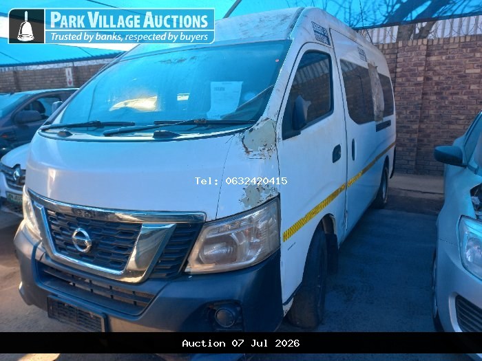 2020 NISSAN NV350 2.5 16 SEAT IMPENDULO (ODO : 177004)