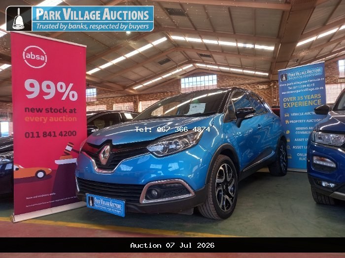 2017 RENAULT CAPTUR 1.5 DCI DYNAMIQUE 5DR 66KW (ODO : 188302)