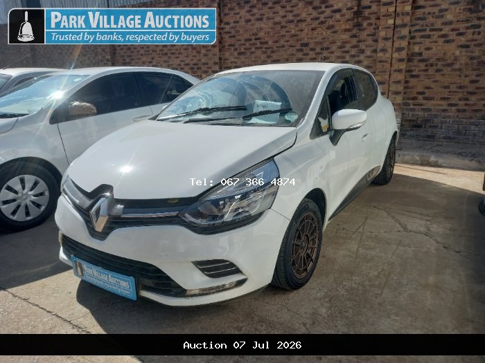 2019 RENAULT CLIO IV 900T AUTHENTIQUE 5DR 66KW (ODO : 116286)