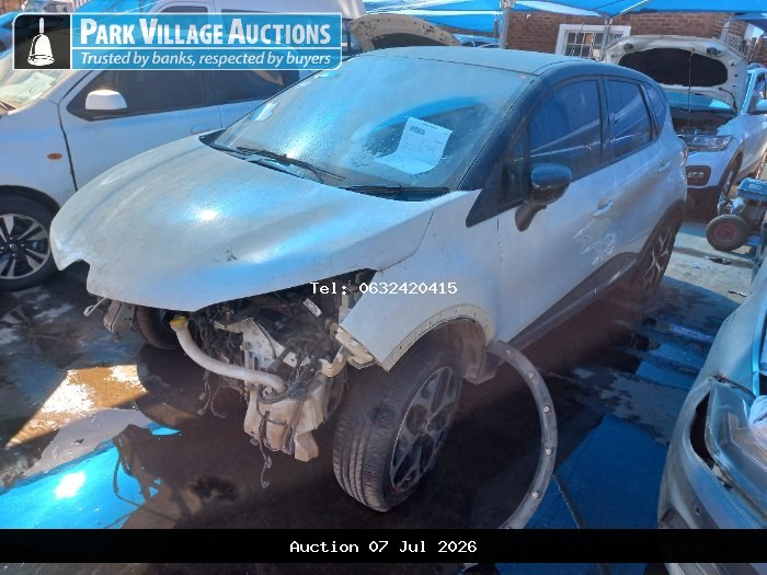 2018 RENAULT CAPTUR 1.2T DYNAMIQUE EDC 5DR 88KW (ODO : 0)