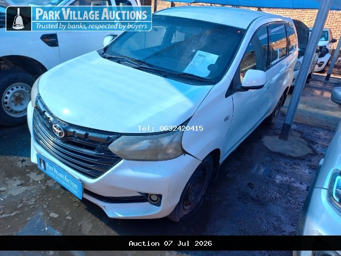 2017 TOYOTA AVANZA 1.5 TX (ODO : 320434)