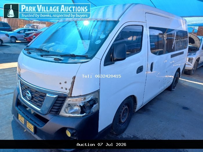 2020 NISSAN NV350 2.5 16 SEAT IMPENDULO (ODO : 288407)