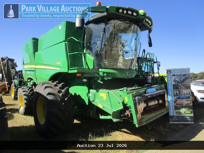 2019 JOHN DEERE S760 HARVESTER