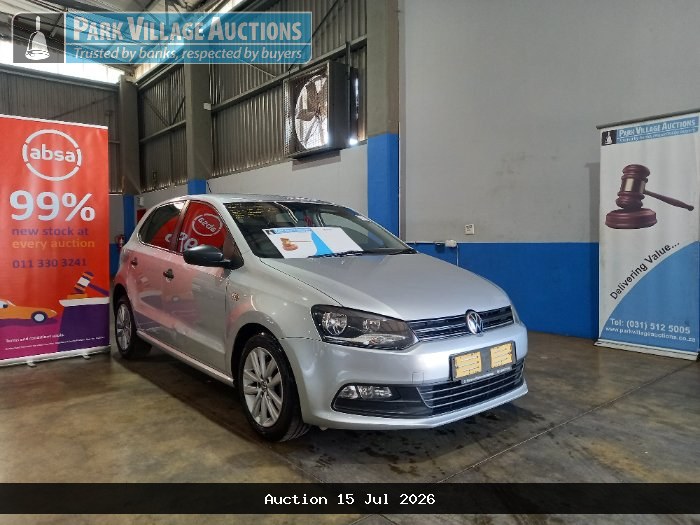 2021 VOLKSWAGEN POLO VIVO 1.4 TRENDLINE 5DR (ODO : 153038)