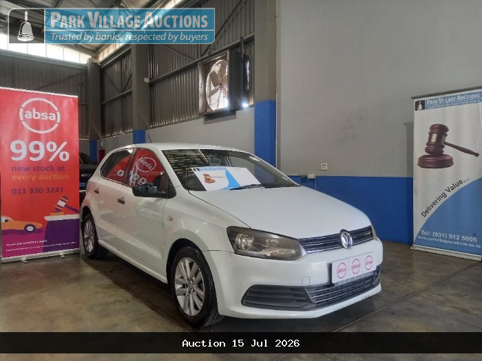 2020 VOLKSWAGEN POLO VIVO 1.4 TRENDLINE 5DR (ODO : 119521)