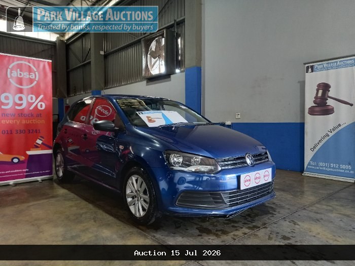 2022 VOLKSWAGEN POLO VIVO 1.4 TRENDLINE 5DR (ODO : 71007)