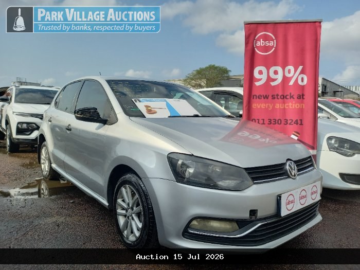 2016 VOLKSWAGEN POLO GP 1.2 TSI TRENDLINE 66KW (ODO : 276611)