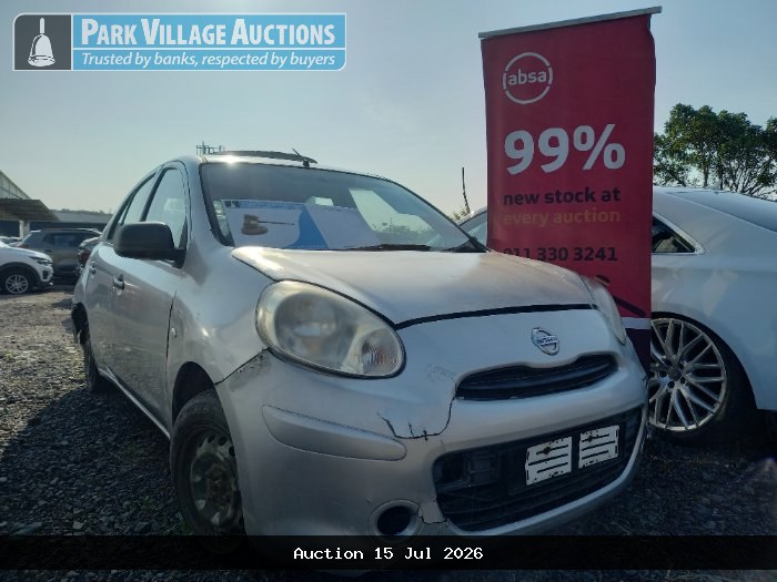 2012 NISSAN MICRA 1.2 VISIA AUDIO 5DR D86V (ODO : 203961)
