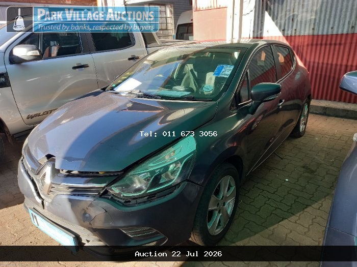 2019 RENAULT CLIO IV 900T AUTHENTIQUE 5DR 66KW (ODO : 319646)