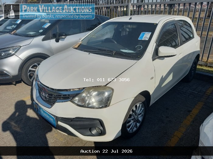 2020 TOYOTA ETIOS 1.5 XSSPRINT 5DR (ODO : 230267)
