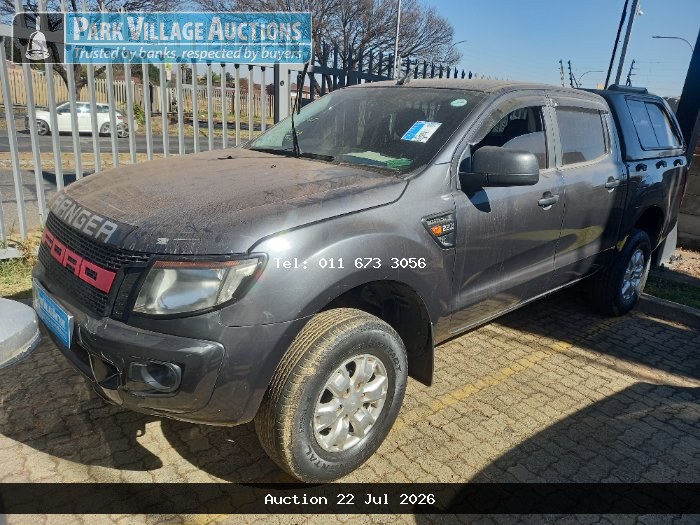 2015 FORD RANGER 2.2TDCI XL PU DC (ODO : 189868)