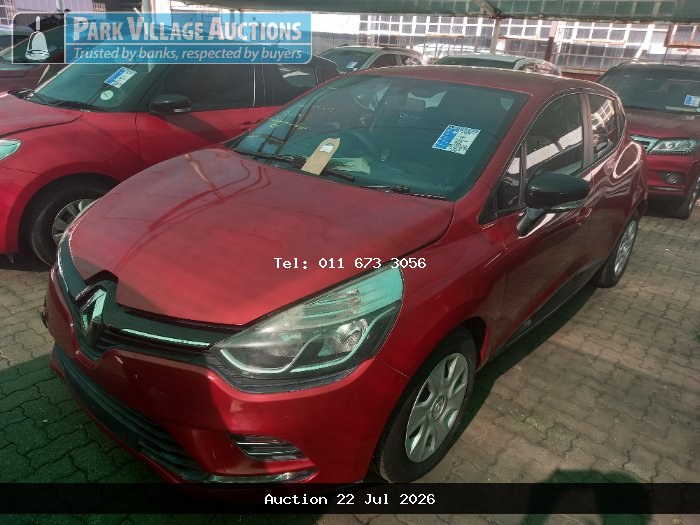 2015 RENAULT CLIO IV 1.2 AUTHENTIQUE 5DR 55KW (ODO : 177905)