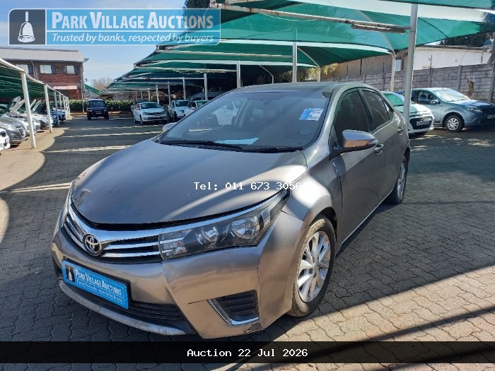 2014 TOYOTA COROLLA 1.6 PRESTIGE (ODO : 167907)