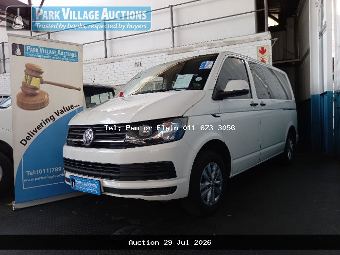 2019 VOLKSWAGEN T6 KOMBI 2.0 TDI DSG 103KW TRENDLINE (ODO : 222841)