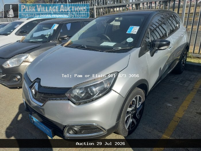 2015 RENAULT CAPTUR 900T DYNAMIQUE 5DR 66KW (ODO : 177341)