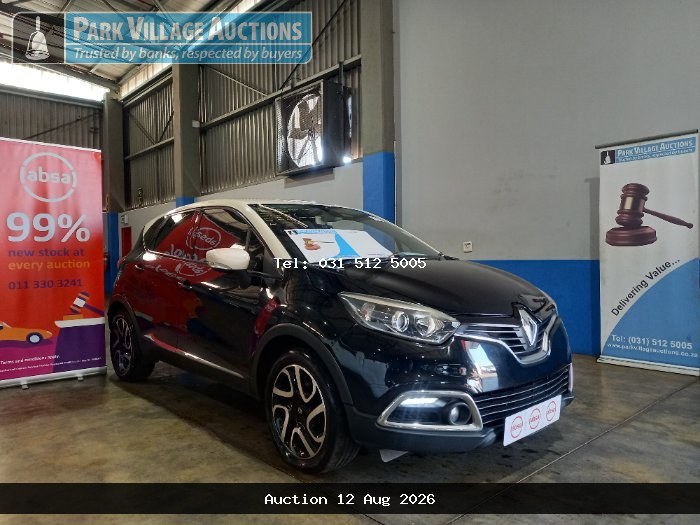 2015 RENAULT CAPTUR 1.2T DYNAMIQUE EDC 5DR 88KW (ODO : 158663)