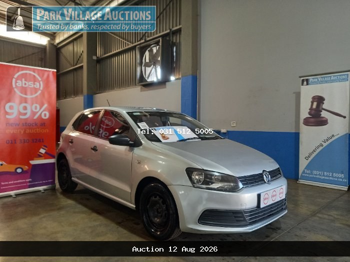 2019 VOLKSWAGEN POLO VIVO 1.4 TRENDLINE 5DR (ODO : 142715)