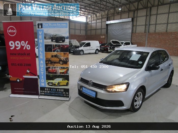 2022 VOLKSWAGEN POLO VIVO 1.4 TRENDLINE 5DR (ODO : 122513)