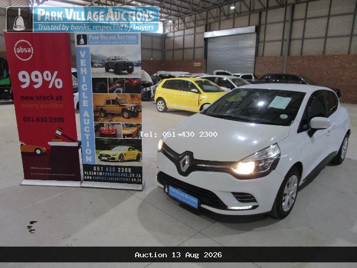 2019 RENAULT CLIO IV 900T AUTHENTIQUE 5DR 66KW (ODO : 142588)