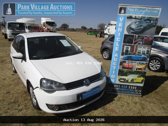 2017 VOLKSWAGEN POLO VIVO GP 1.4 TRENDLINE TIP (ODO : 187216)
