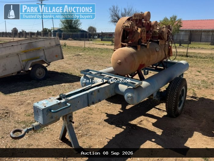 COMPRESSOR ON TRAILER