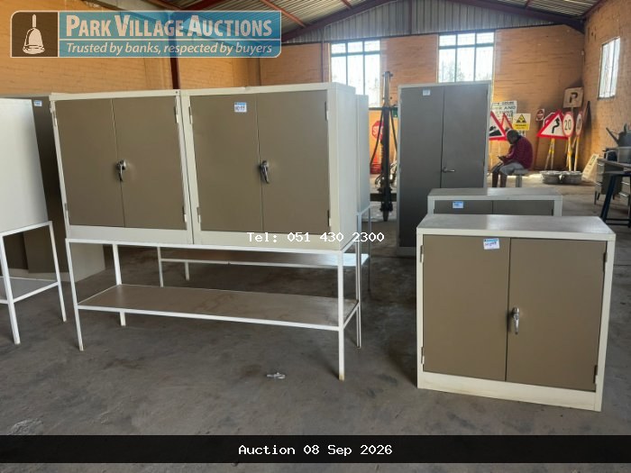 2 ALUMINUM CABINETS