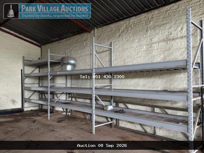 9M WORKSHOP STEEL SHELVING UNIT