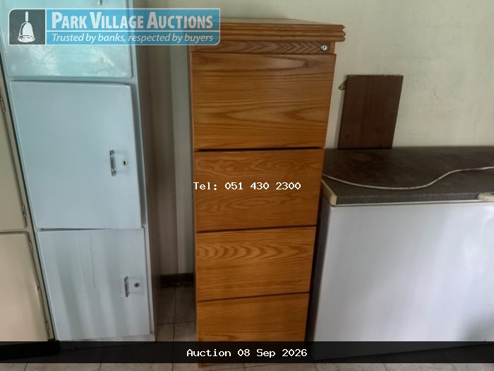 4 DRAWER WOODEN CABINET