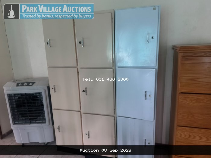 3 X STEEL CABINETS
