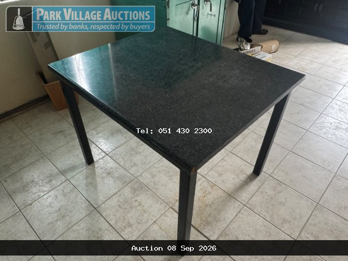 WOODEN BLACK TABLE