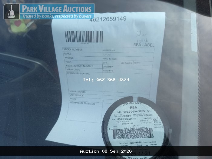 ABSA PASSENGER AND COMMERCIAL VEHICLE AUCTION BOKSBURG