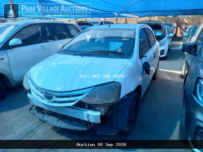 2020 TOYOTA ETIOS 1.5 XI 5DR (ODO : 348207)