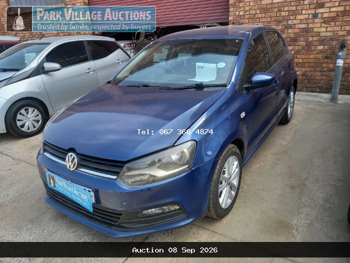 2020 VOLKSWAGEN POLO VIVO 1.4 COMFORTLINE 5DR (ODO : 212908)