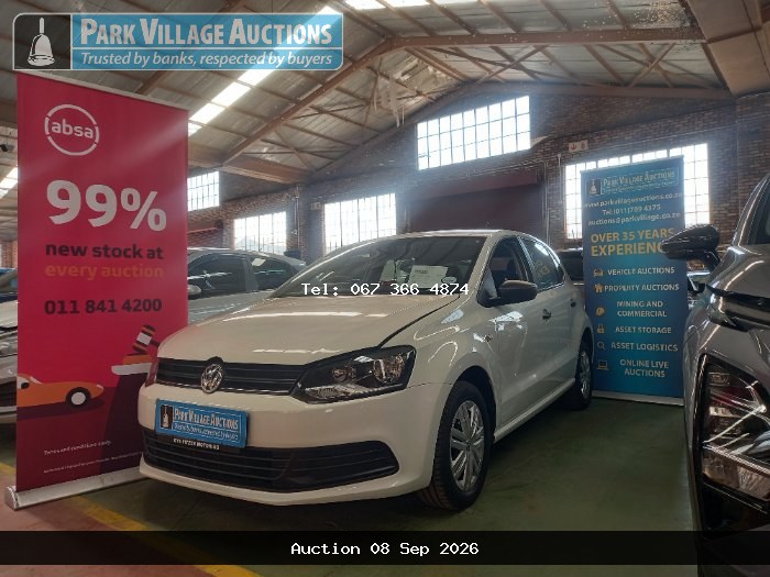 2022 VOLKSWAGEN POLO VIVO 1.4 TRENDLINE 5DR (ODO : 92179)
