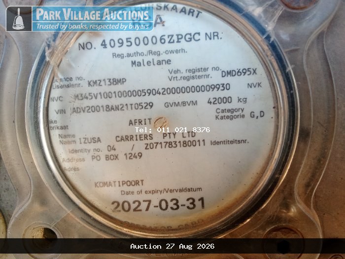 TRUCKS, TRAILERS AND EARTHMOVING EQUIPMENT AUCTION