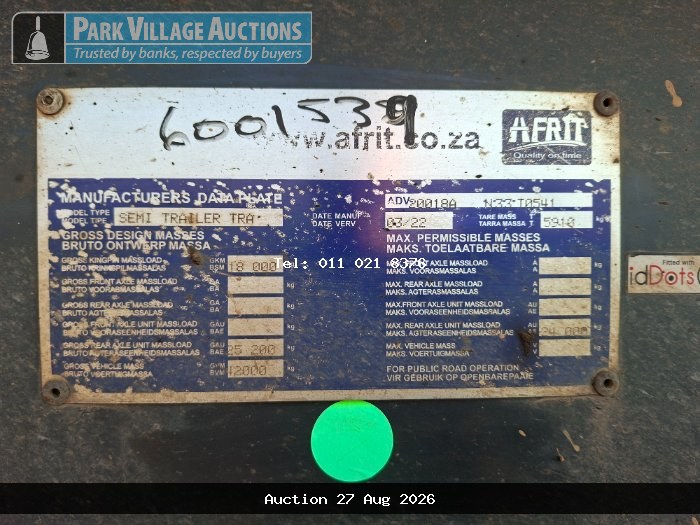 TRUCKS, TRAILERS AND EARTHMOVING EQUIPMENT AUCTION