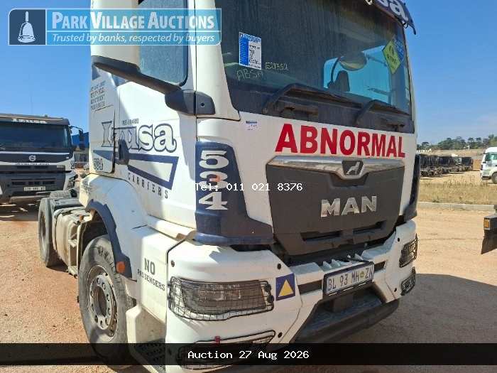 2022 MAN TGS 27.480 TRUCK TRACTOR