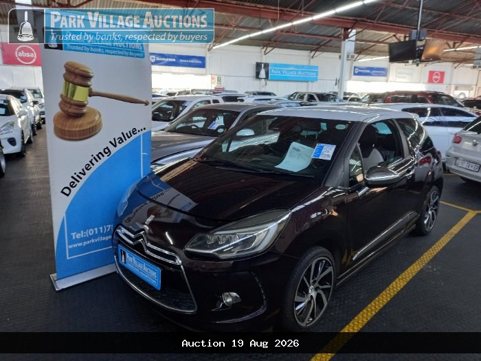 2016 CITROEN DS3 1.6 E-THP SPORT 3DR 120KW (ODO : 115462)