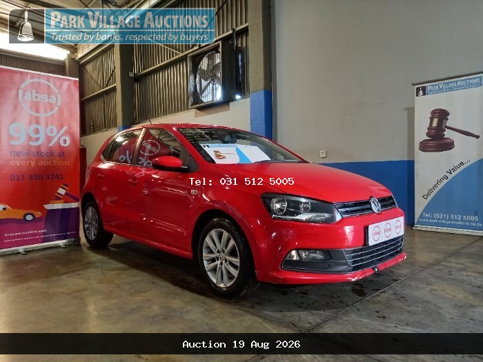 2019 VOLKSWAGEN POLO VIVO 1.4 COMFORTLINE 5DR (ODO : 185549)