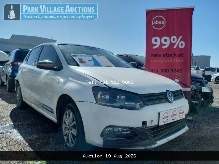 2020 VOLKSWAGEN POLO VIVO 1.4 COMFORTLINE 5DR (ODO : 71805)