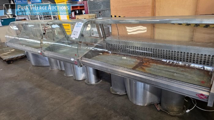 3 PIECE GLASS DOME FOOD WARMER