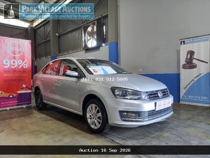 2019 VOLKSWAGEN POLO VIVO 1.4 COMFORTLINE 5DR (ODO : 323808)