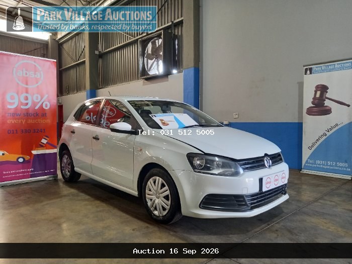 2019 VOLKSWAGEN POLO VIVO 1.4 TRENDLINE 5DR (ODO : 130895)